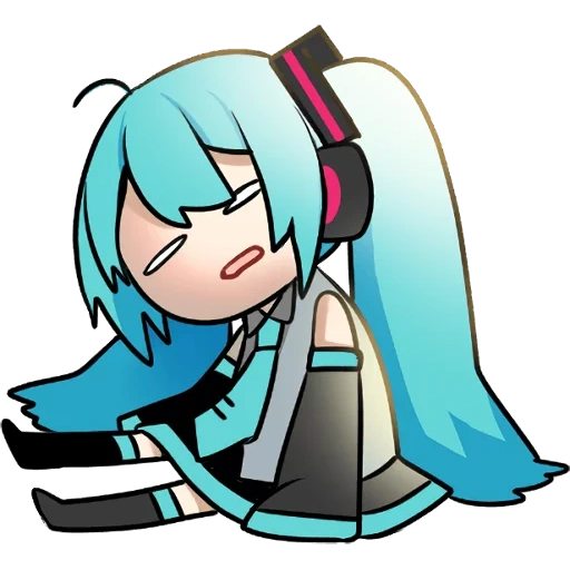 o primeiro som é lindo, o primeiro som é lindo, três bancos de som inicial chibi, primeiro som bonito longo parede vermelha, hatsune miku chibi