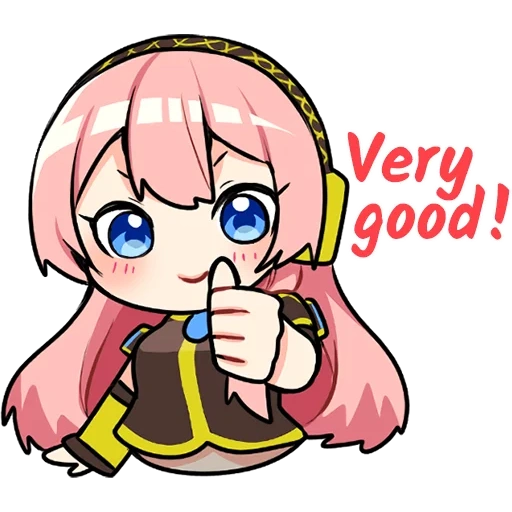 chibi, anime chibi, personajes de anime, luke megurina chibi, megurina luka chibi