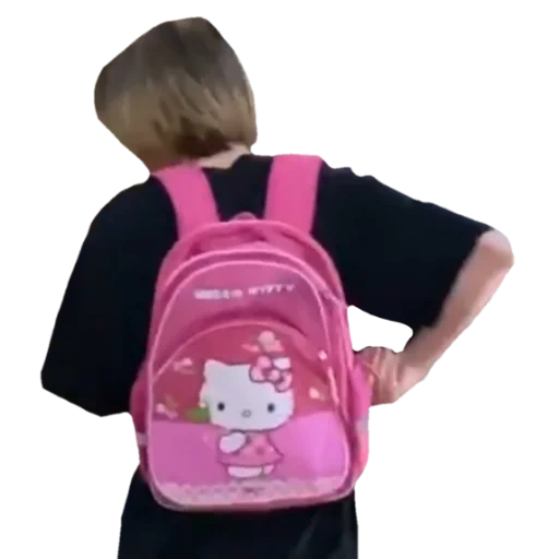 hello kittys rucksack, der rucksack ist ein schulmädchen, uek kids baby rucksack, kinderschule rucksack, hallo kitty fw-109 rucksack