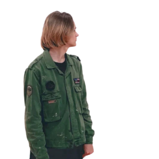 veste, vêtements, veste militaire, veste kaki, veste de style militari