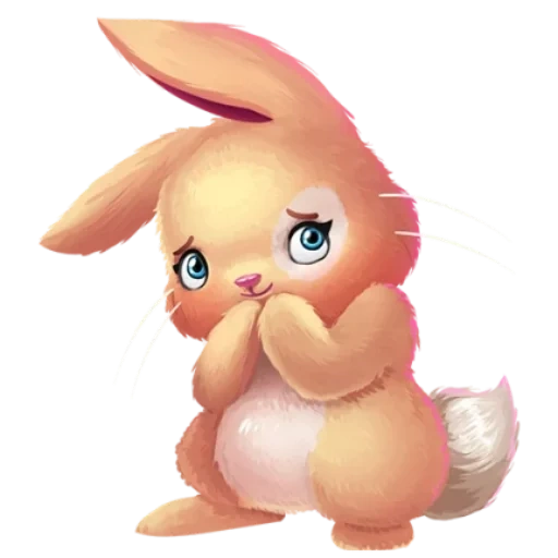bunny, milashka rabbit, bunny is sad, bunny cuties