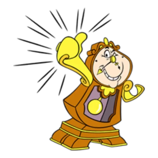 cogsworth lumiere, beauty beast, cogsworth beauty beast, cartoon character beauty beast, cogsworth beauty beast transparent background
