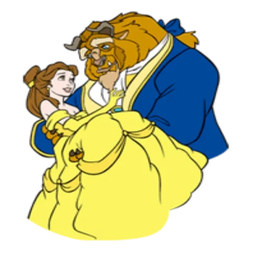 beauty beast, beauty and the beast, character beauty beast, cartoon character beauty beast, beast beauty beast transparent background