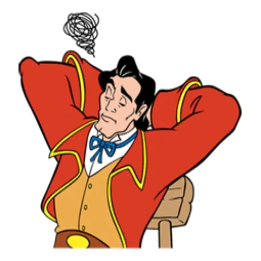 sticker, gaston disney, beauty and the beast, disney 18 gaston bell, beauty monster gaston