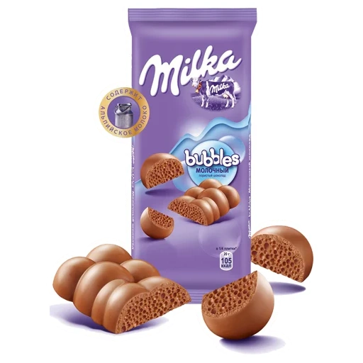 milka cokelat, milka cokelat, susu susu cokelat, milka chocolate milk porous 80g, cokelat milka babble susu berpori 80g