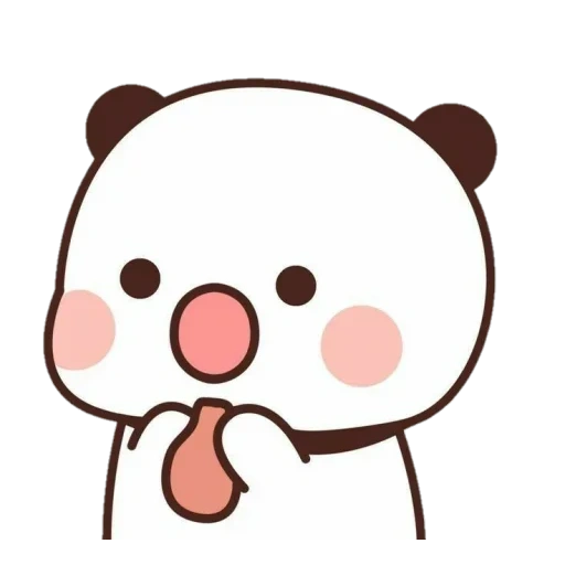 mainan, sangat lucu, anime yang lucu, pola yang indah, stiker panda