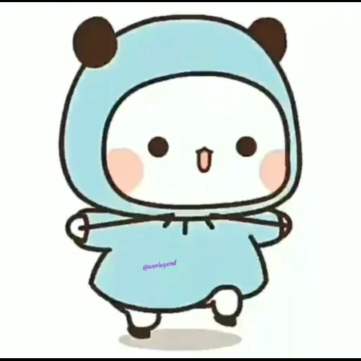 cute, belat, chibi lucu, pola yang lucu, pola lucu panda