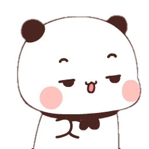 kawai, der bär, die schiene, schöne muster, panda niedliche muster