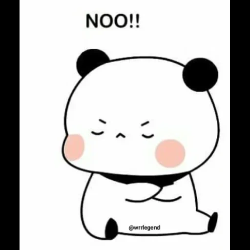 kawaii, panda, joke, cute drawings, panda drawings are cute