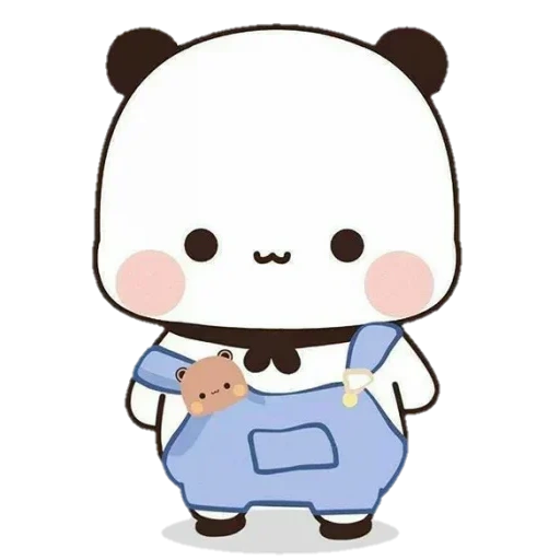 meo, kawaii, os desenhos são fofos, desenhos fofos de chibi, panda é um desenho doce