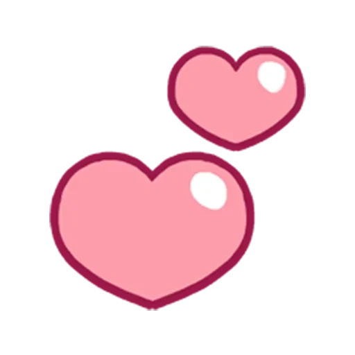 hearts, heart, two hearts, the heart is pink, pink hearts