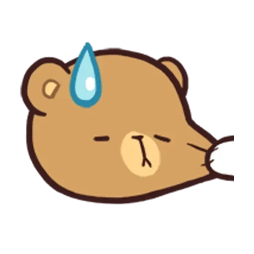 dear bear, crying bear, bear is sweet
