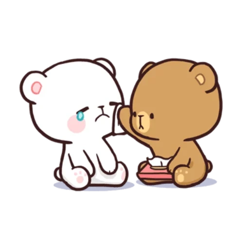 milk mocha bear, медвежонок милый, мишки милые любовь, milk mocha bear 2021