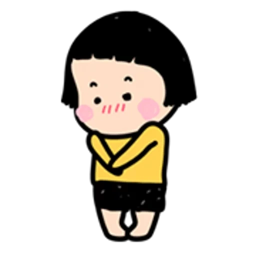 asiatique, charlie brown, autocollants mignons, autocollants kavai