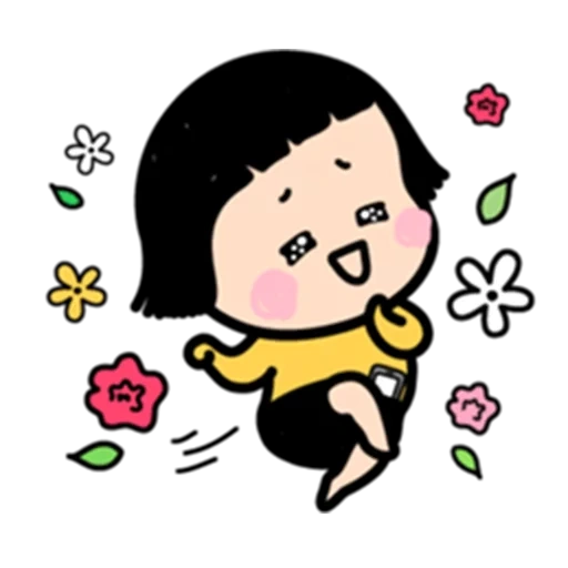 asian, die kamera, cutie cartoon, mim animation, das bild von cavai