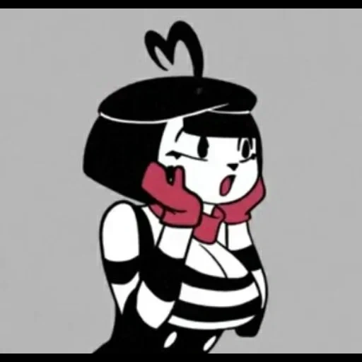 anime, humano, mime