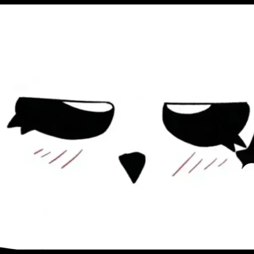 gato, cara, humano, icono de deseo, cejas clipart