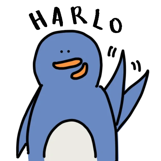 anime, pigeon, manchot, manchot, cher penguin