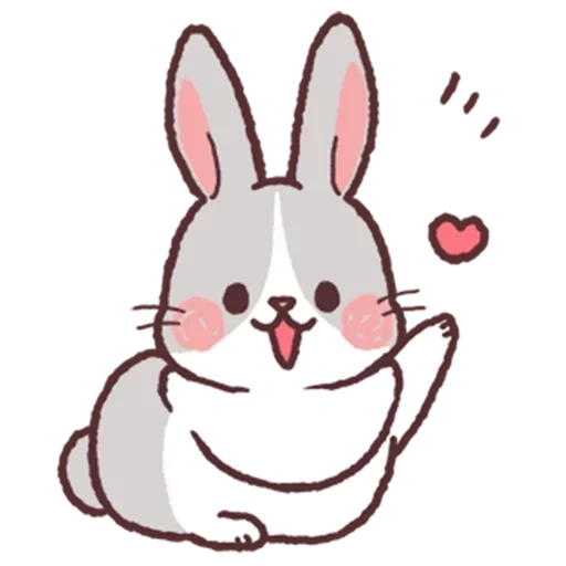 kelinci, kelinci yang menggemaskan, pola kelinci, ikon kelinci lucu, meng rabbit cartoon