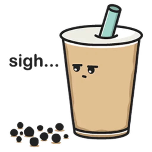 tem dough, bubble tea, dough sticker, bubble tea expression, boba bubble tea expression