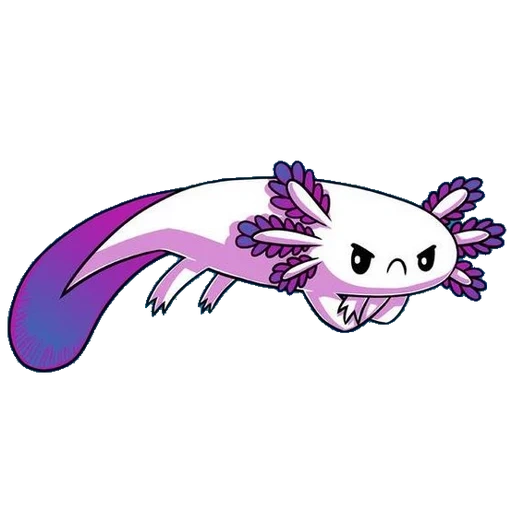 anime, ajolote, arte de axolotl, dibujo axolotl, naomi lord axolotl