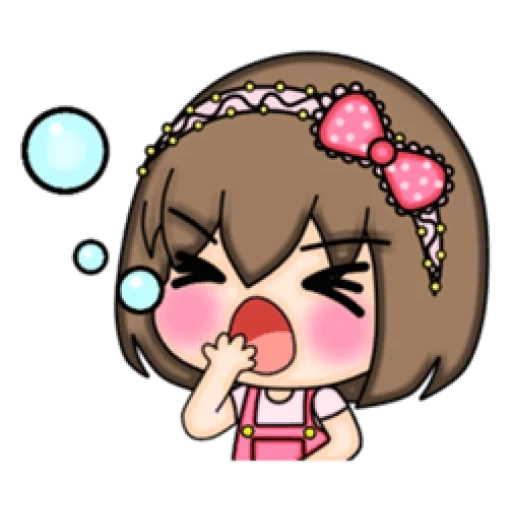 mimi, anime, ekspresi, cure mojis, ini aku gif