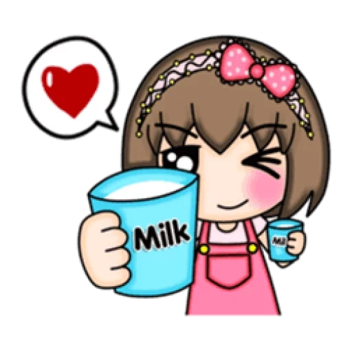 mignonne, boutique, mimi, image, chibi est malade