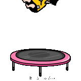 trampolim, trampolim, rede de desenhos animados, coloração de trampolim, pintura de trampolim