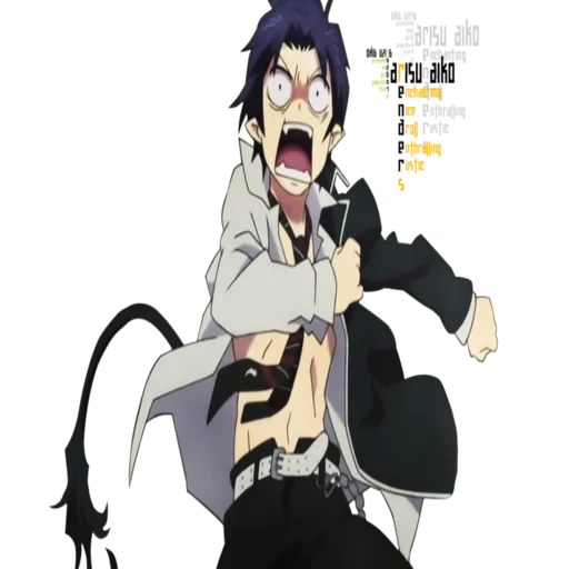 okumura rin, pengusir setan biru, anime exorcist biru, eksorcist biru rin okumura, karakter pengusiran biru rin