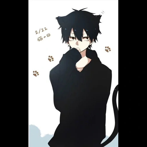 imagen, no kuna, chicos de anime, los chicos de anime son algunos, anime chicos gatos orejas