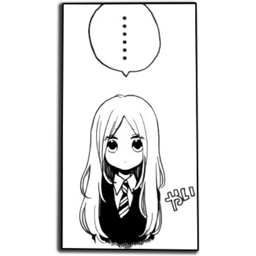 figura, contorno de quadrinhos, imagem de anime, esboço de garota anime, padrão de animação preto e branco