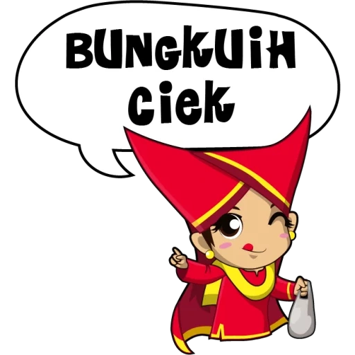 bahasa, junge frau, dampfaufkleber, gambar kartun