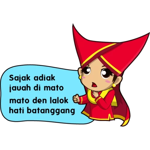 girl, sticker, character, gambar kartun, fictional character