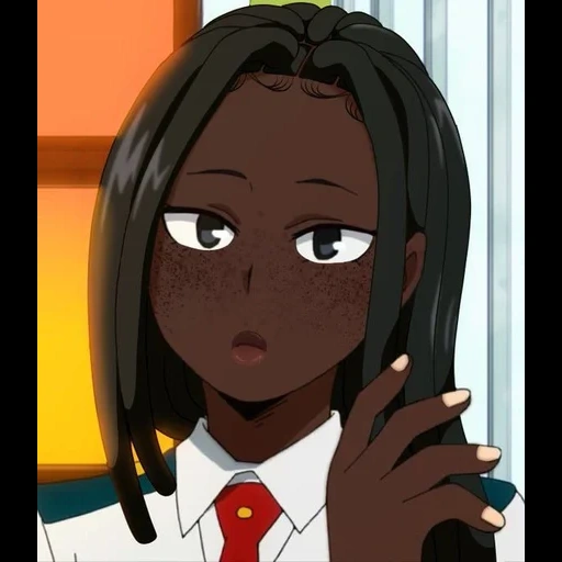 anime, picture, dark skin, the man is black, black anime characters