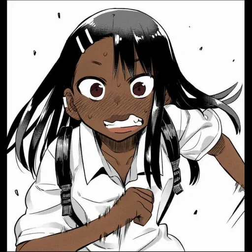 picture, nagatoro, hasa nagatoro, anime characters, nagatoro manga emotions