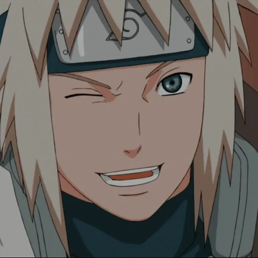 naruto, minato, screenshot naruto, dall'anime di naruto, minato namikadze