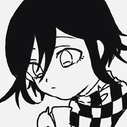 kokichi, imagen, gato kokichi, koki chibi, kokichi oma black white