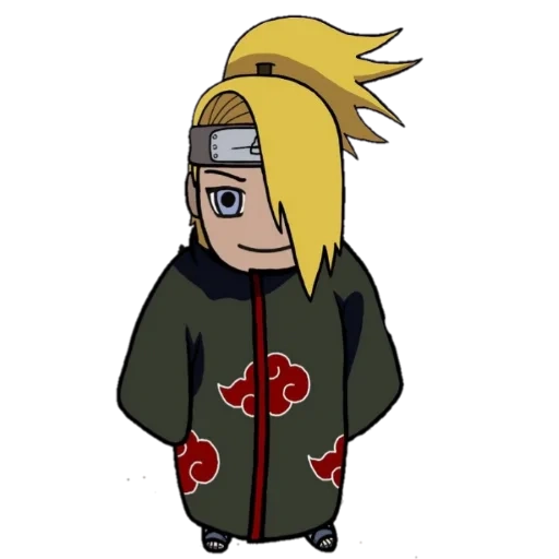 daedala chibi, dedala naruto, dandara akasaka, mini neji deidara, naruto daida akatsuka