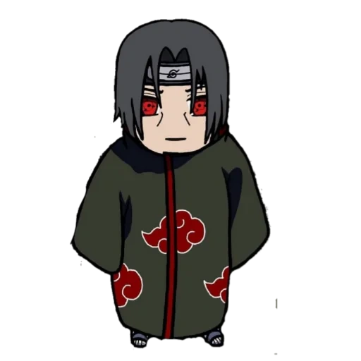 итачи, рисунок, мини итачи, sasuke itachi, мини неджи акацуки тоби