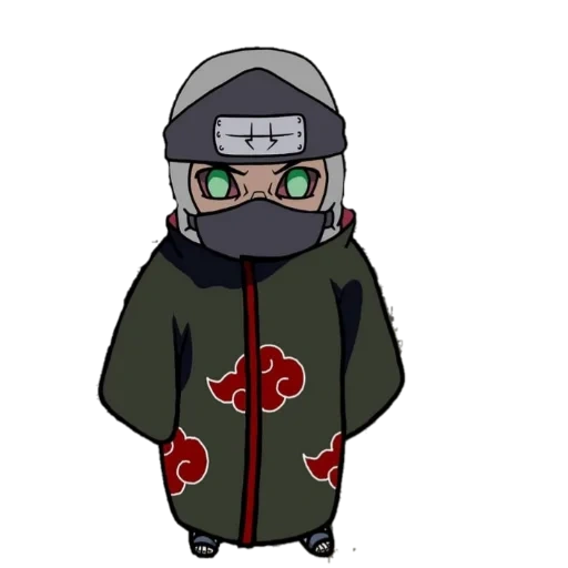 mini kakuzu, kakuzu chibi, mini akatsuki, adorável akatsuki, mini neji akatsuki toby