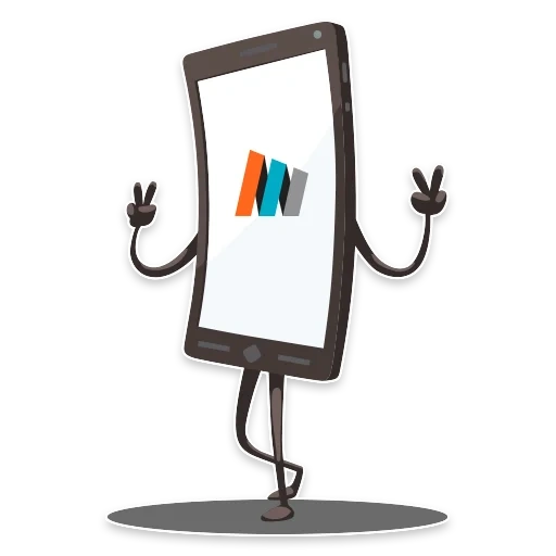 bildschirm, poster überwachen, desktop spiegel, smart smartphone zeichnung, cartoon smartphone mit händen