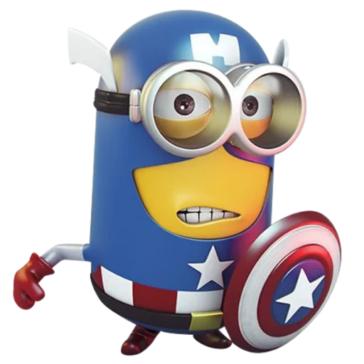 minion, eroi di minions, capitano di mignon, supereroi dei minion, mignon captain america