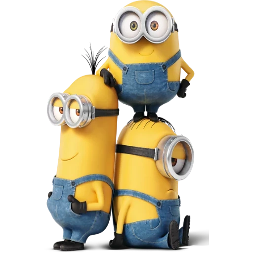 minion, minion 3d, bob mignon, minion dengan latar belakang putih, minion kevin stewart bob