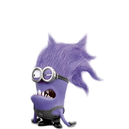 minions malvados, mignon púrpura, el minion morado es feo, violet minion feo 2, feo 2 minions morados