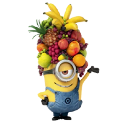 mignon bob, mignon donnie, minion de plátano, minions frutas, minions s10 plus