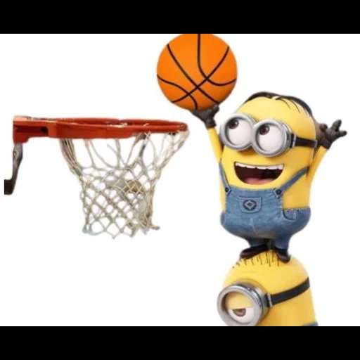 la corsa dei minion, mini basket, mignon basketball, mignon basketball player