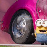 subaru minions, minions is driving, minions automobile, 2 holly deluxe trolley, holly luxury unicycle 2