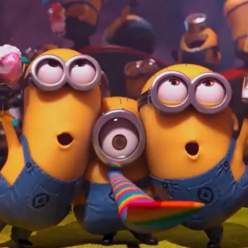 asqueroso, secuaces, minions feas, minions divertidos, los minions se están divirtiendo