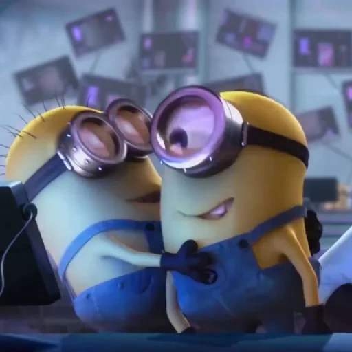 secuaces, minions feas, minions de plátano, minions abrazos, minions abrazo