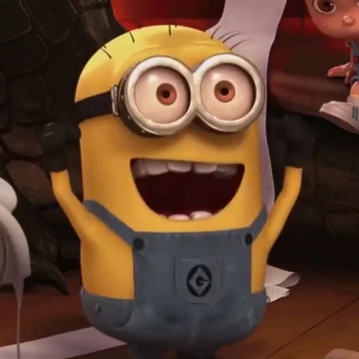 sgradevole, minion, mignon jerry, delizia di mignon, minion sorpreso